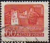 z vendido Hungria 1960 Scott 1284 Sello Castillo Saros Patak usado Magyar Posta M-1652 Ungarn Hungary Hongrie Ungheria Hongarije 